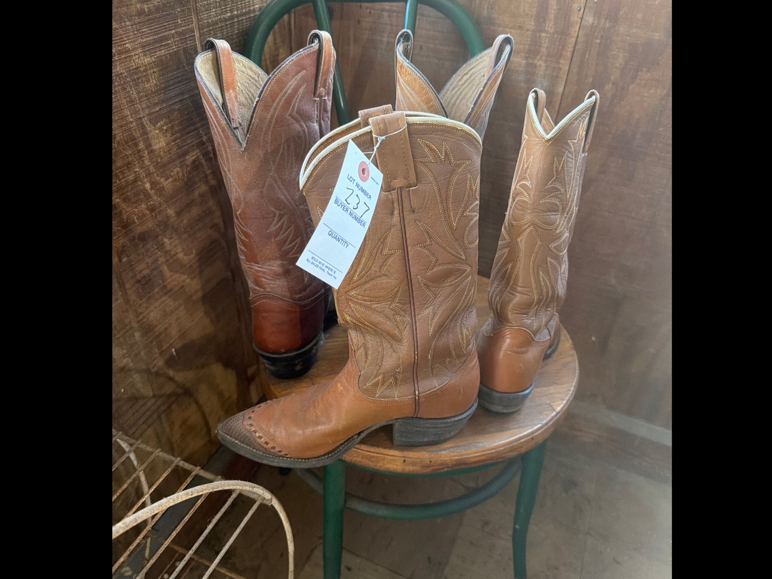 Image for Two pairs of cowboy boots
