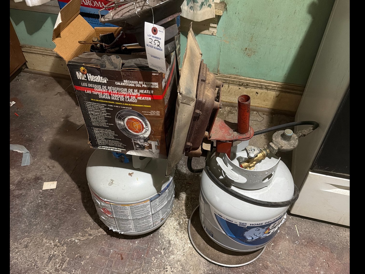 Image for Propane, heaters and tank
