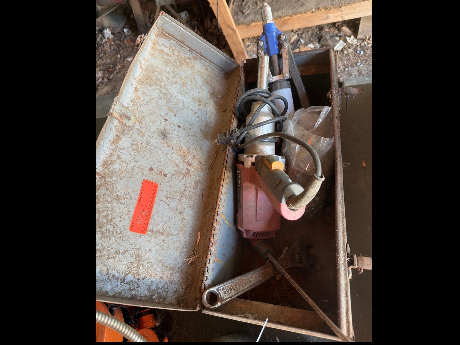 Image for Drill and toolbox