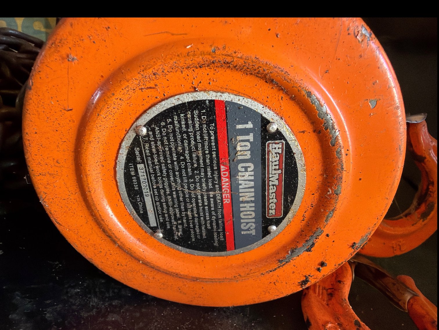 Image for 1 tonChain hoist