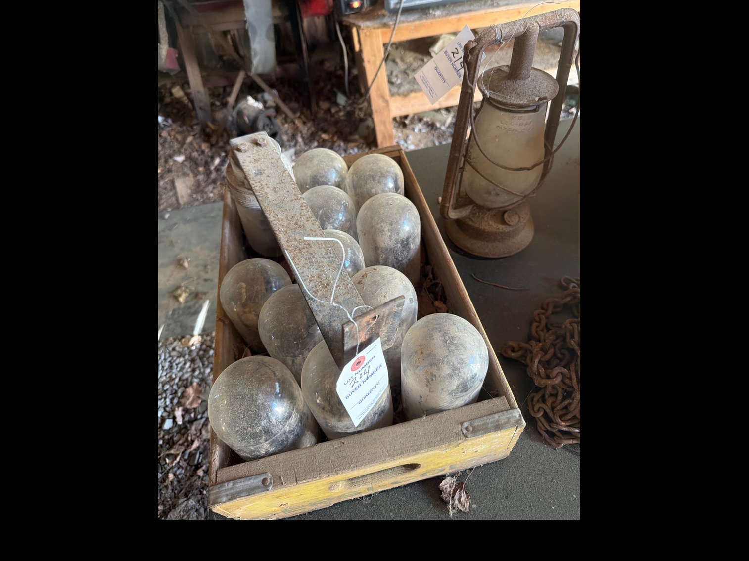 Image for Vintage lantern and light globes
