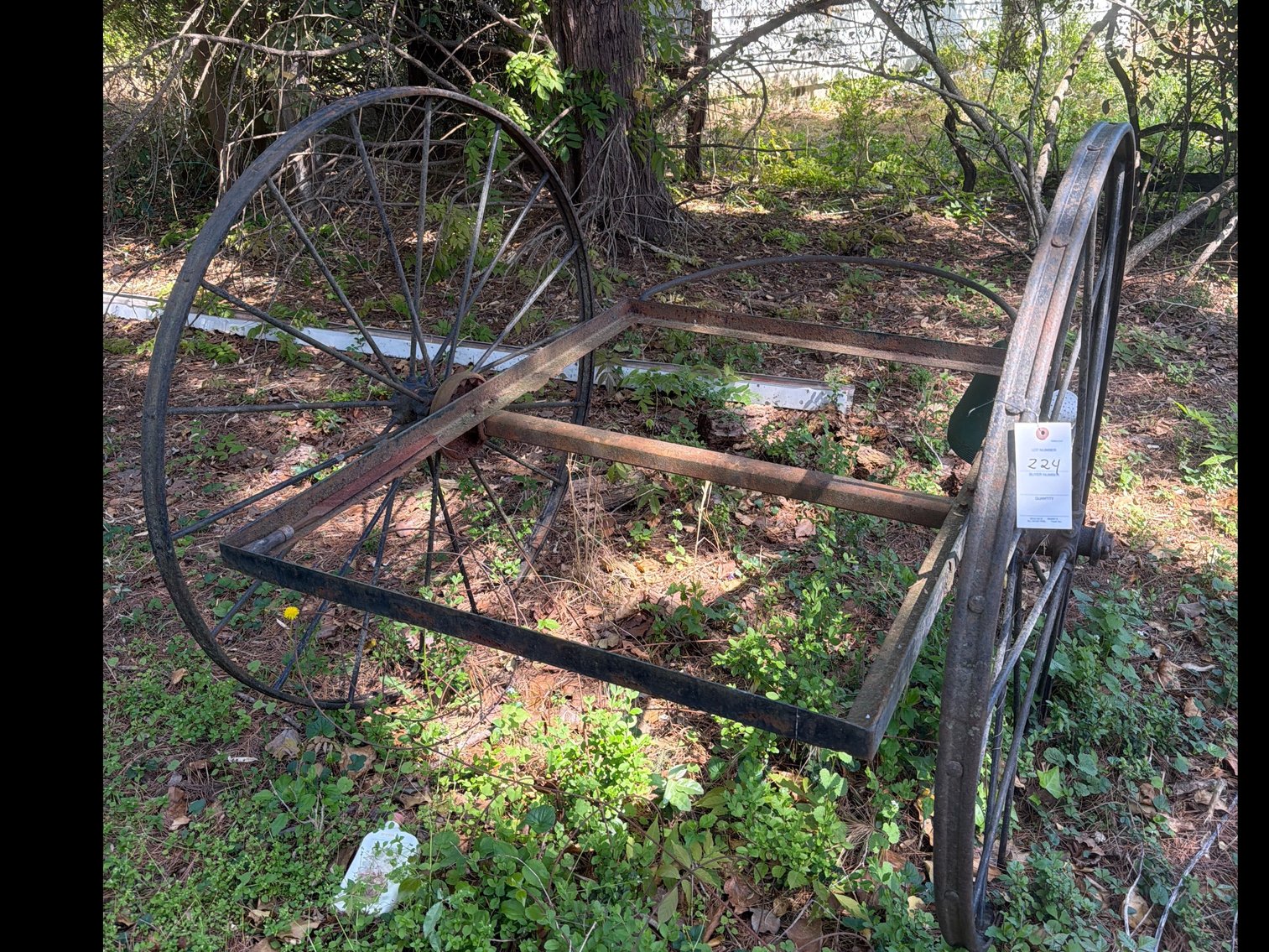 Image for Metal two wheel Hand cart