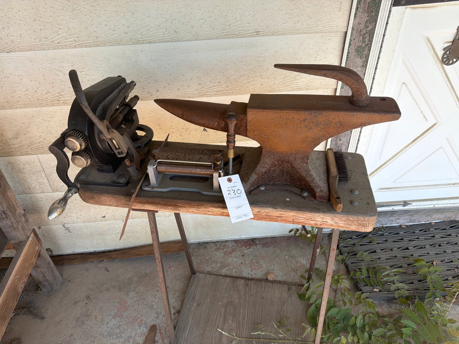 Image for Ample and other tools mounted on bench
