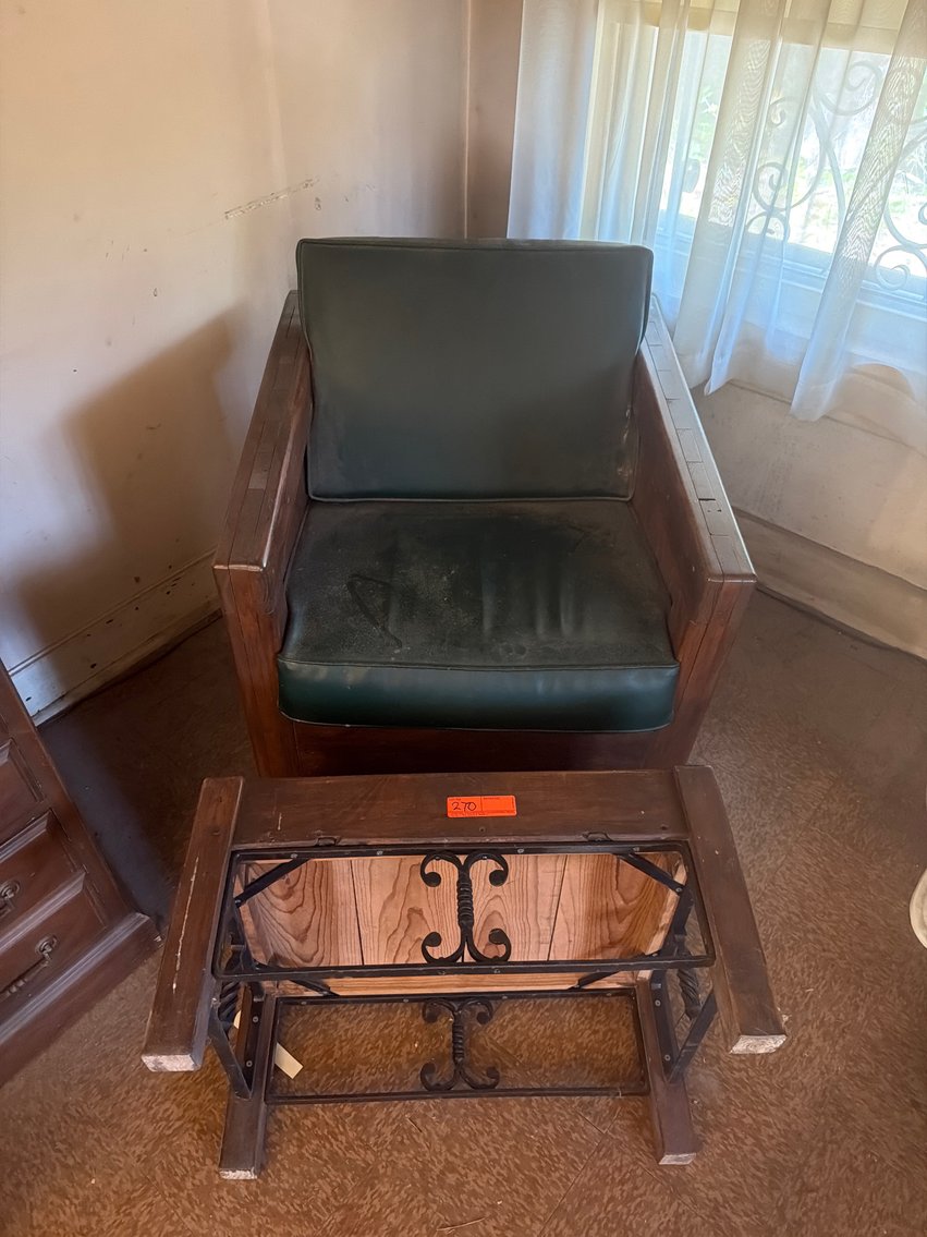 Image for Chair and ottoman
