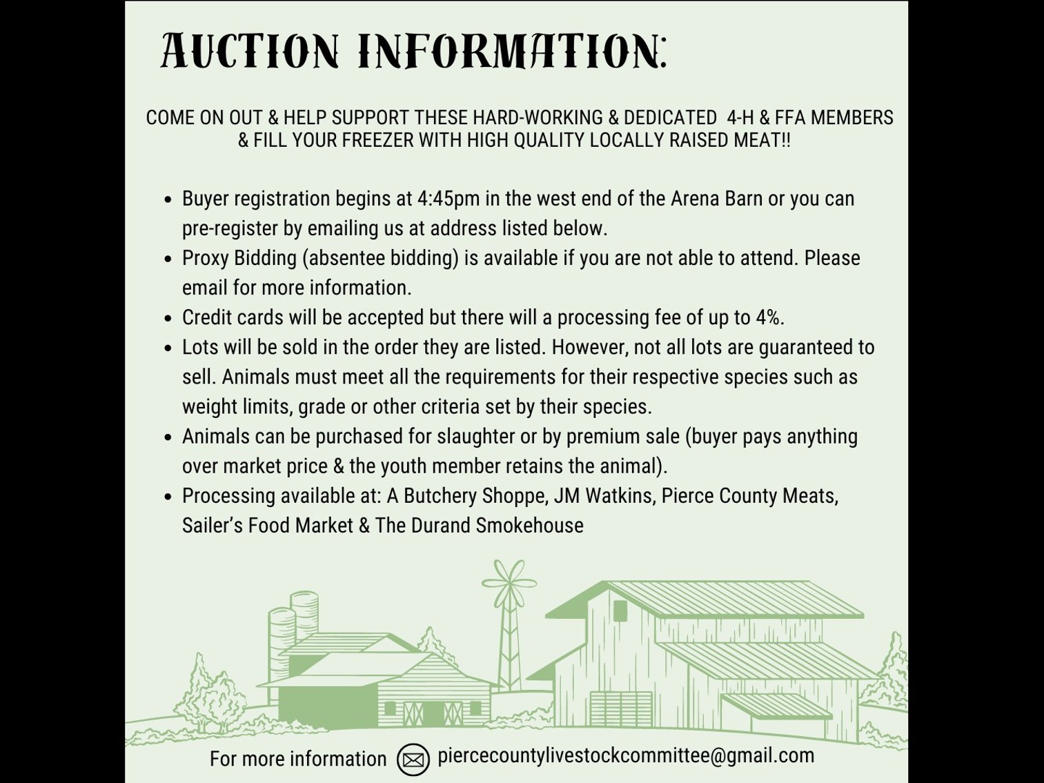 Image for Pierce County 4-H Animal Auction-LIVE at the Fair