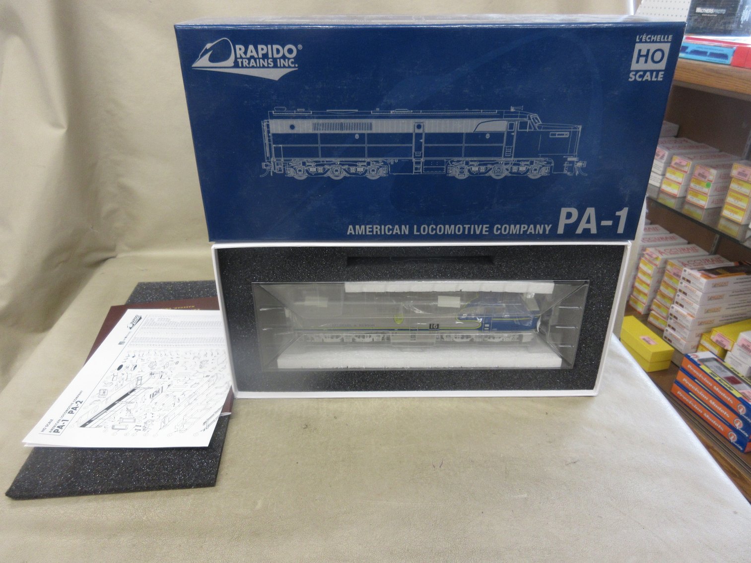 Image for Model Trains #6 and Models (blue tag)