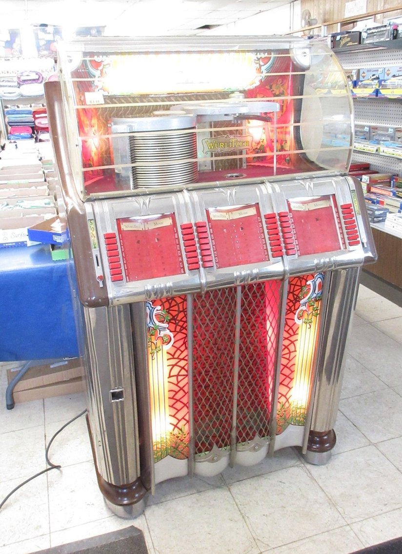 Image for Wurlitzer Jukebox,  Pedal Cars, Jewelry Making Supplies, Pottery and Household (gold tag)