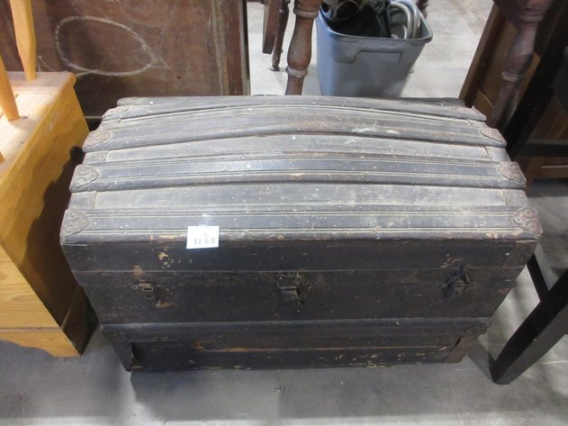 Image for Antique dome top trunk