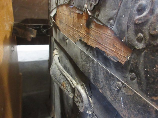 Image for Antique dome top trunk