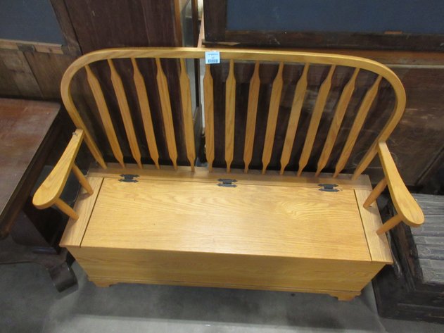 Image for Wooden flip top bench