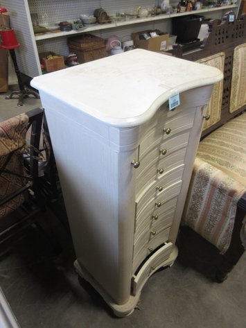Image for Wooden upright jewelry cabinet