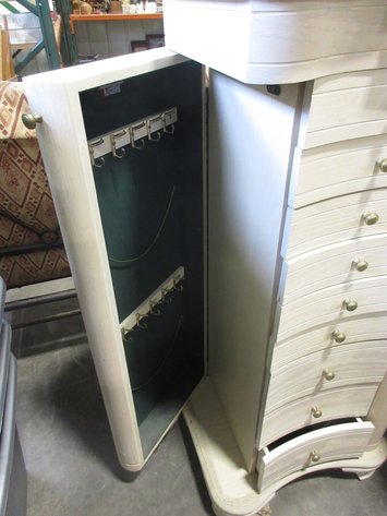 Image for Wooden upright jewelry cabinet