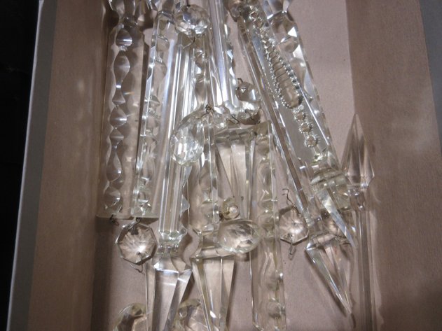 Image for Box of chandelier crystals