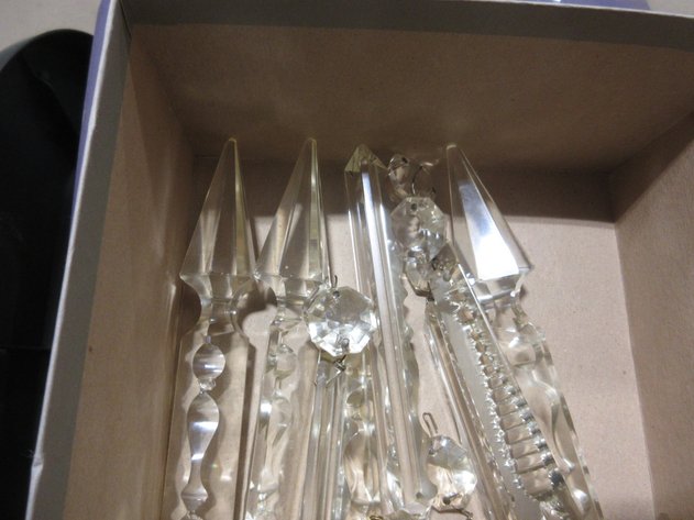 Image for Box of chandelier crystals