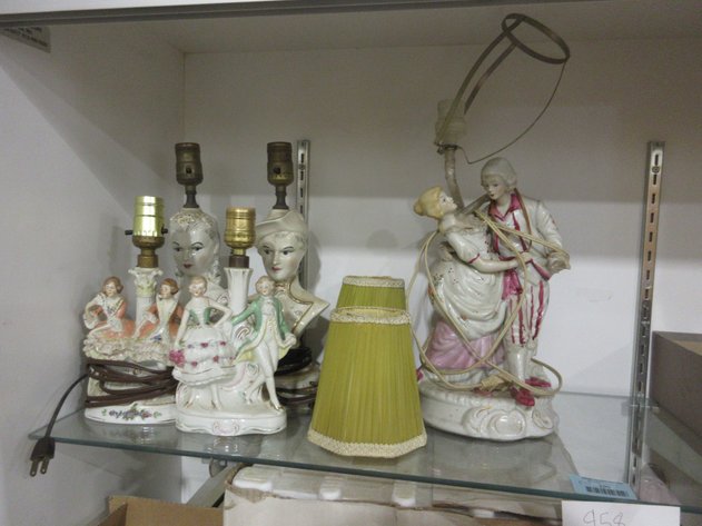 Image for Porcelain table lamp group
