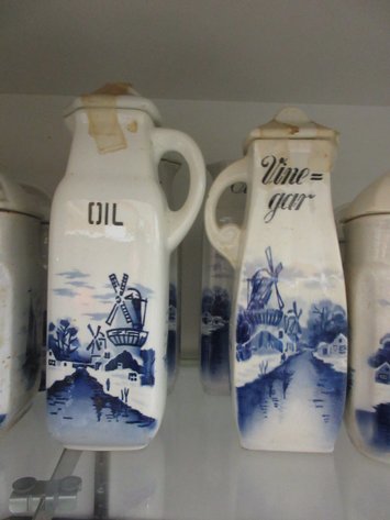 Image for (9) Made in Germany Dutch theme porcelain canisters
