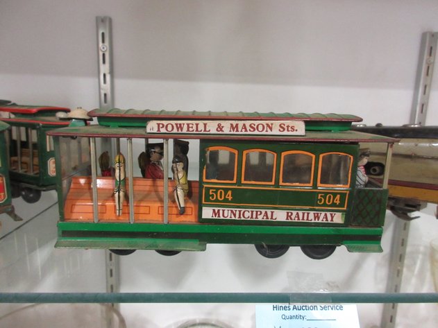 Image for (4) Made in Japan tin friction train cars