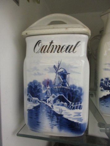 Image for (9) Made in Germany Dutch theme porcelain canisters