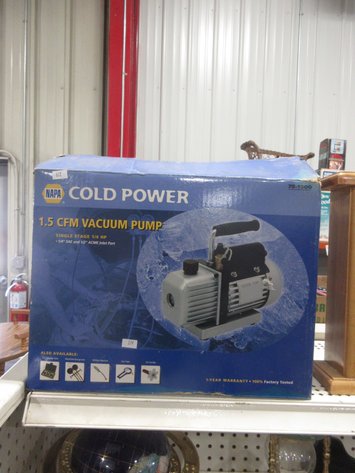 Image for NAPA Cold Power 1.5 CFM vacuum pump
