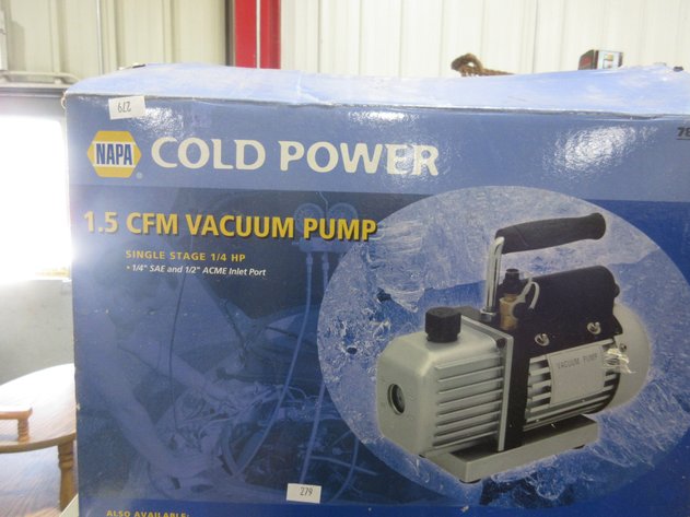 Image for NAPA Cold Power 1.5 CFM vacuum pump