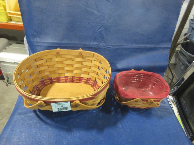 Image for (2) Longaberger baskets
