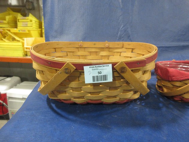 Image for (2) Longaberger baskets