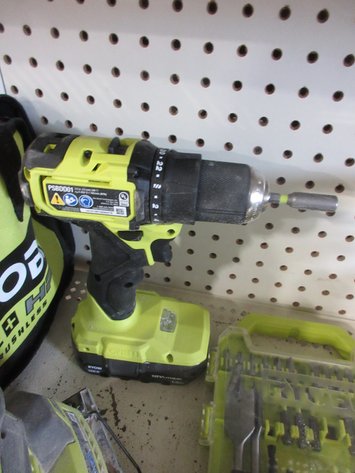 Image for Group of Ryobi tools in bag