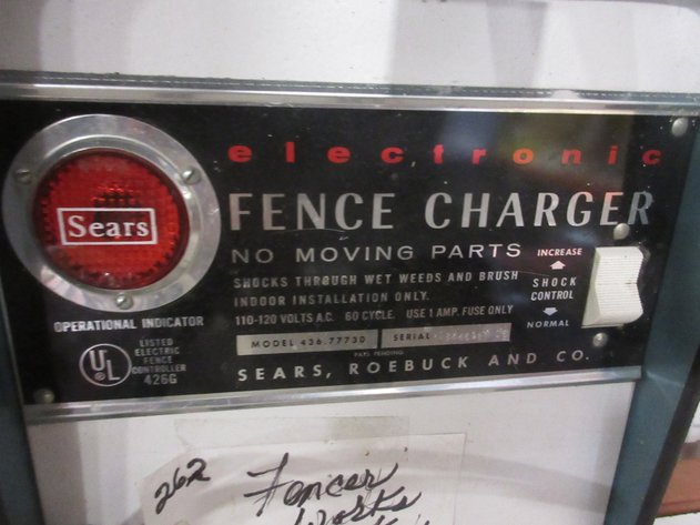 Image for Sears electric fence charger