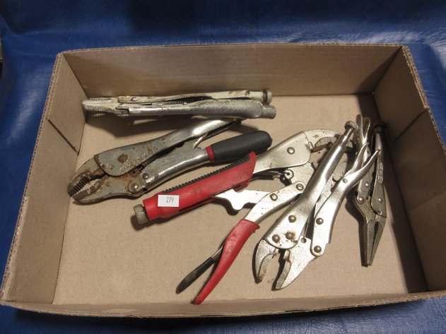 Image for Flat of vice grips