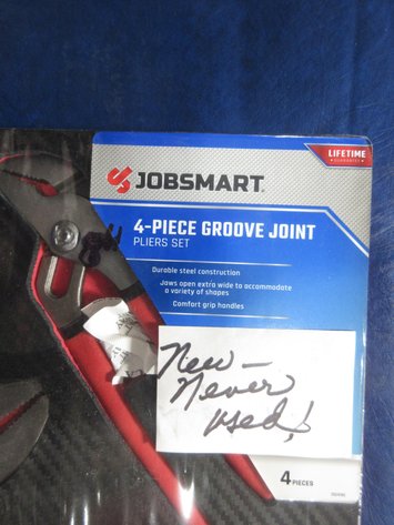 Image for Jobsmart (4) pc. Groove joint pliers