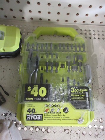 Image for Group of Ryobi tools in bag