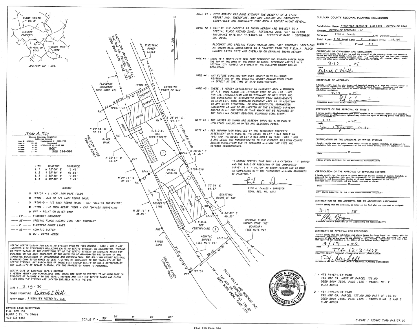 Image for 461 & 473 RIVERVIEW ROAD  BRISTOL, TN 37620