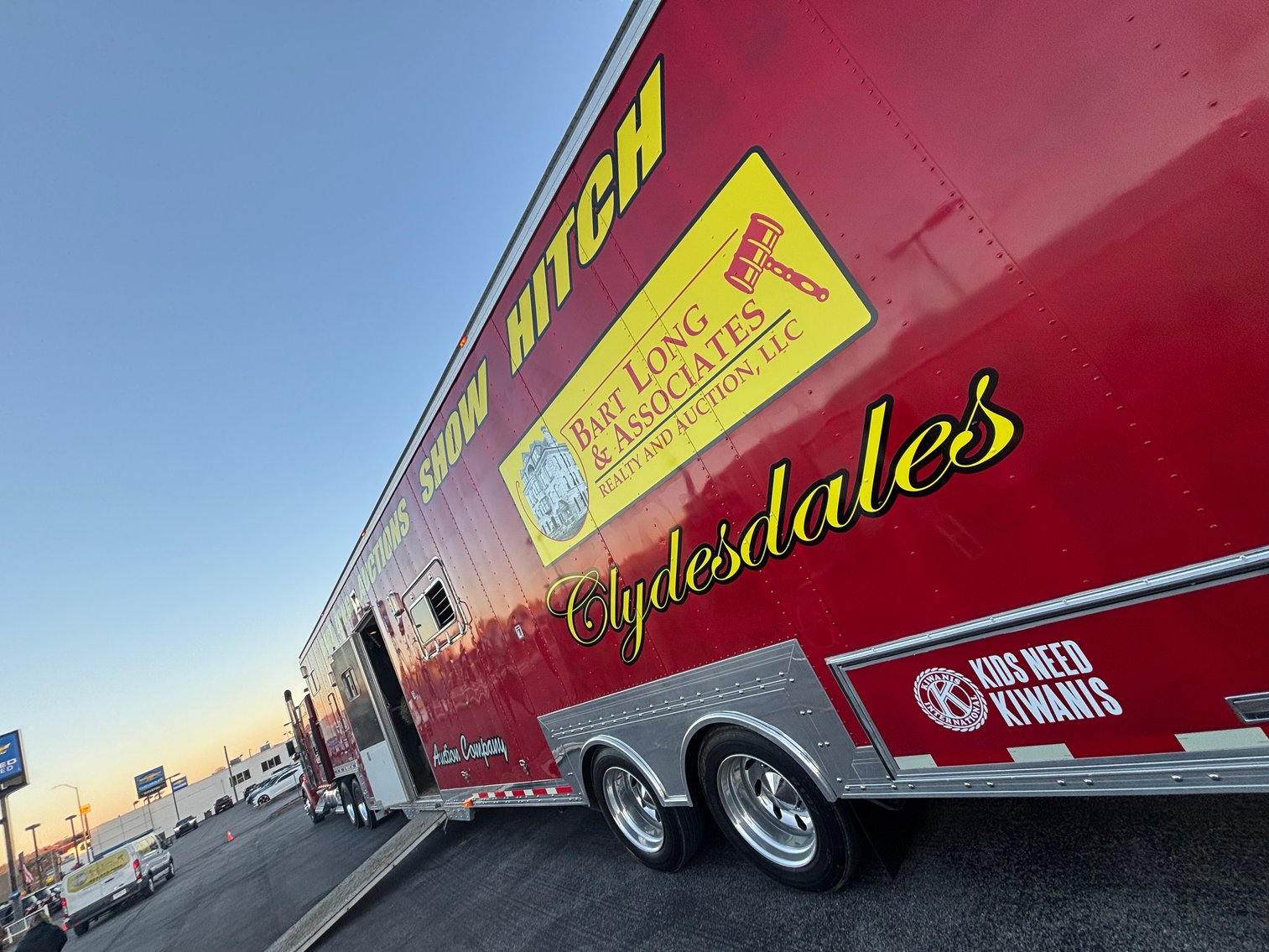 Image for The Auction Clydesdales will be @ the Olde Glade tractor show.