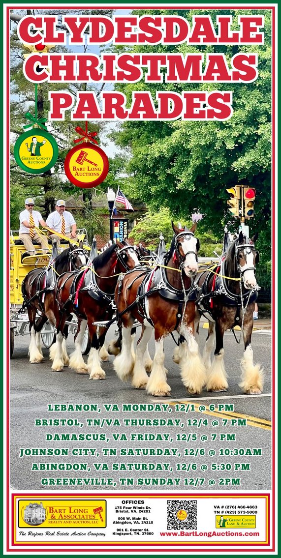Image for CLYDESDALE  CHRISTMAS  PARADES