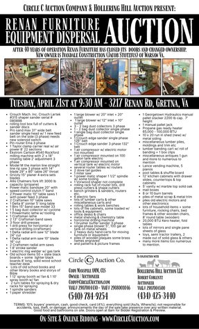 Image for Renan Furniture Equipment Dispersal Auction