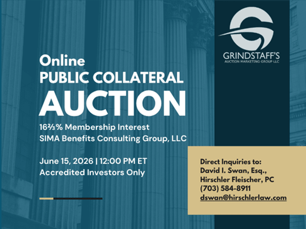 Image for 16.67% Ownership Interest in SIMA Benefits Consulting Group, LLC | Public Collateral Auction