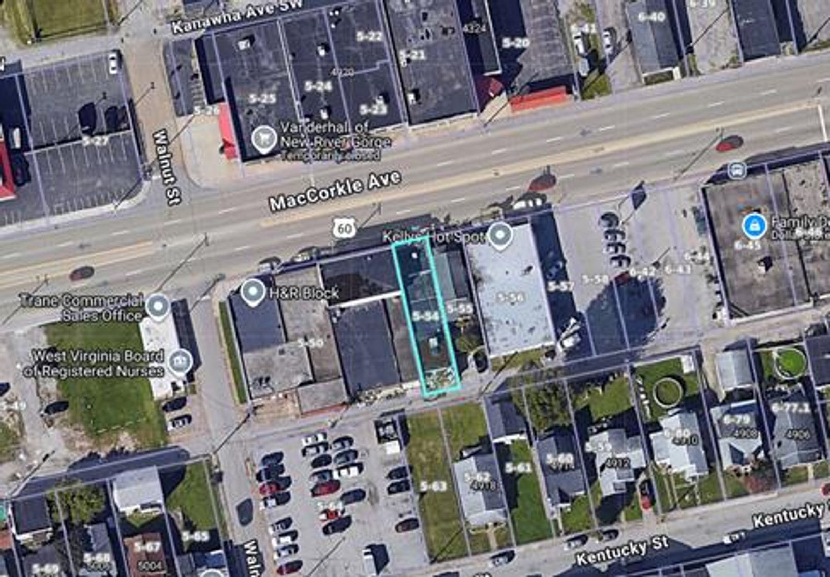 Image for SOLD $60,500 - High-Visibility Commercial Opportunity on MacCorkle Ave. in South Charleston