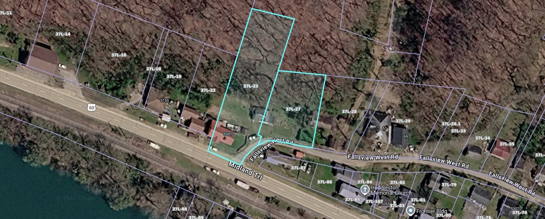 Image for SOLD $46,200 - 2 Bedroom on Nearly an Acre with River Views Along US-60 in Fayette County