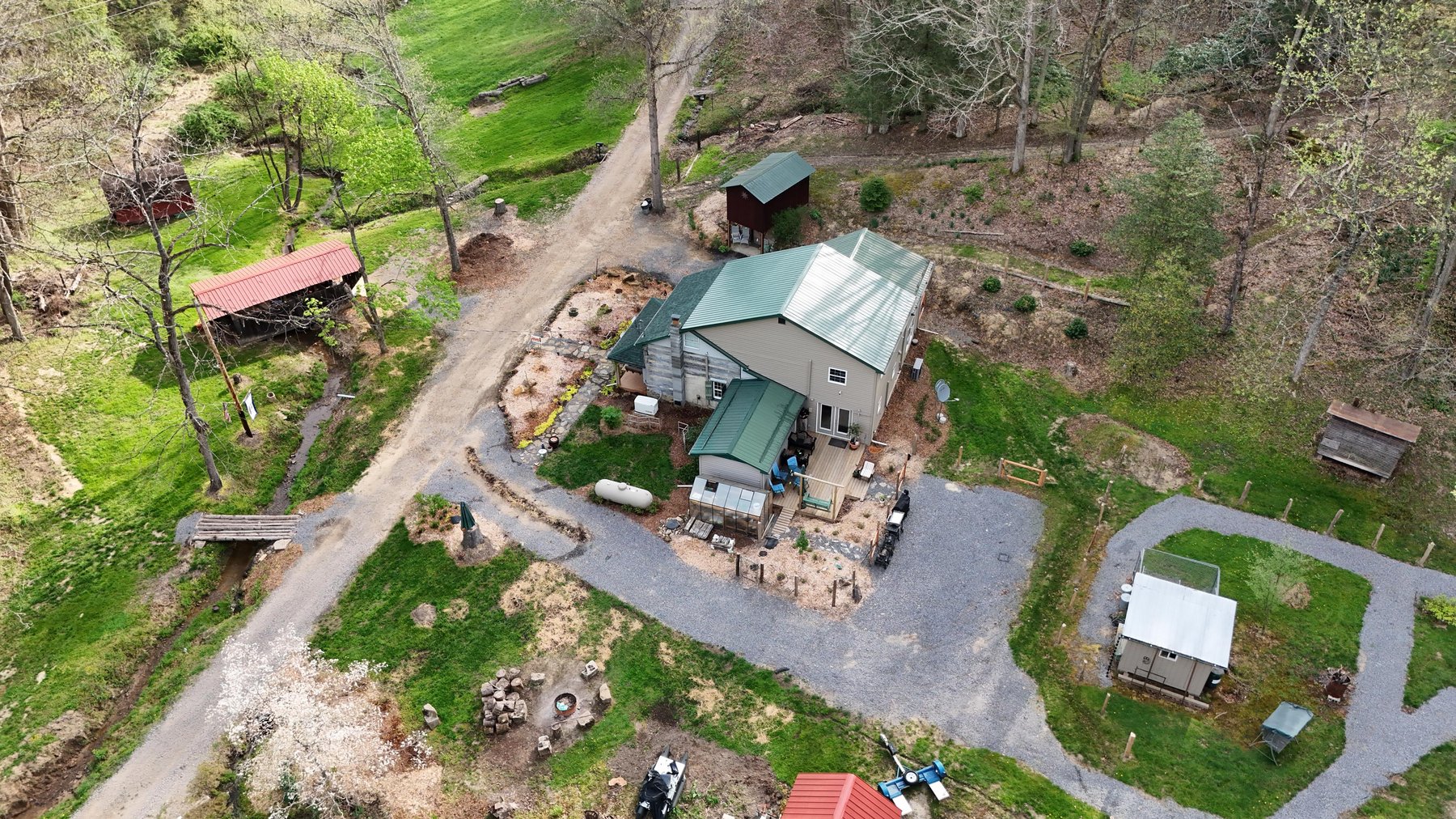 Image for 22 Acres with a Remodeled 19th Century 3 Bedroom Cabin in Harrison County