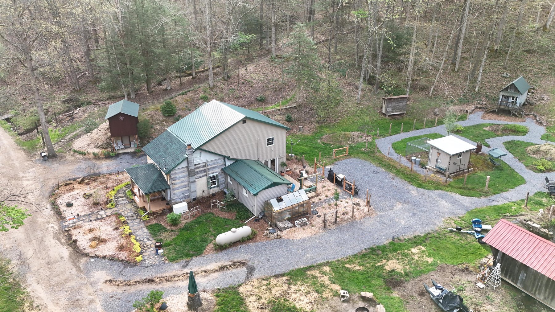 Image for 22 Acres with a Remodeled 19th Century 3 Bedroom Cabin in Harrison County