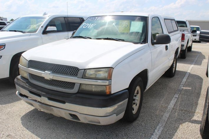 Image for (1) 2003 Chevy Silverado Pickup Truck W/ Camper Cover Vin #1GCEC14V83Z318764