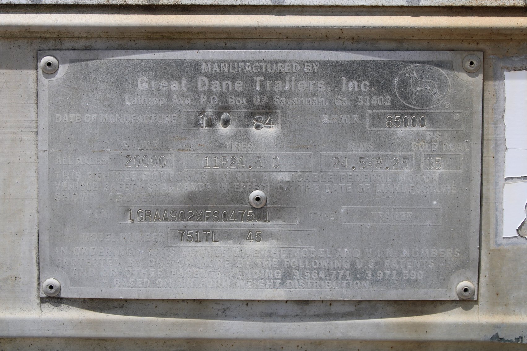 Image for Great Dane 45' Semi-Trailer - Tomball TX