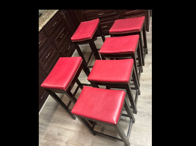 Image for Red Bar Stools