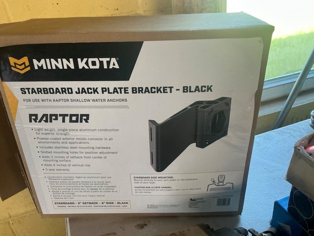 Image for Starboard Raptor Jack Plate Bracket