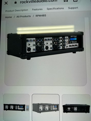 Image for 2000 W Four Channel Powered Mixer Stero Amplifier