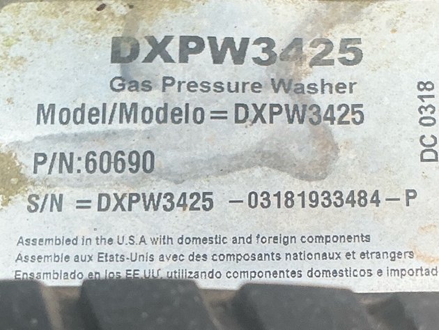Image for DeWalt Pressure Washer
