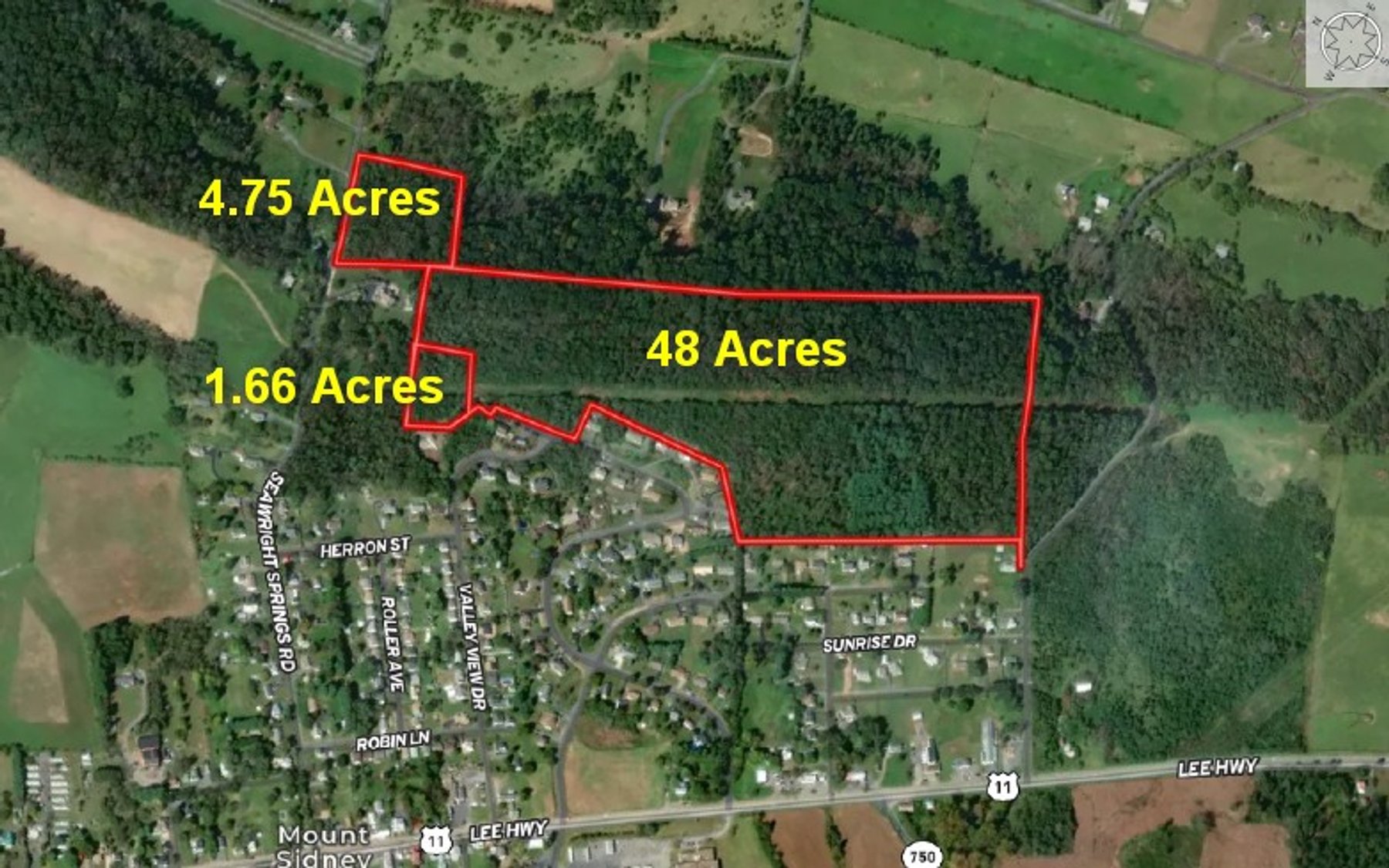 Image for Top Of The Mountain - 55 Acres Zoned SF Residential In Mount Sidney VA