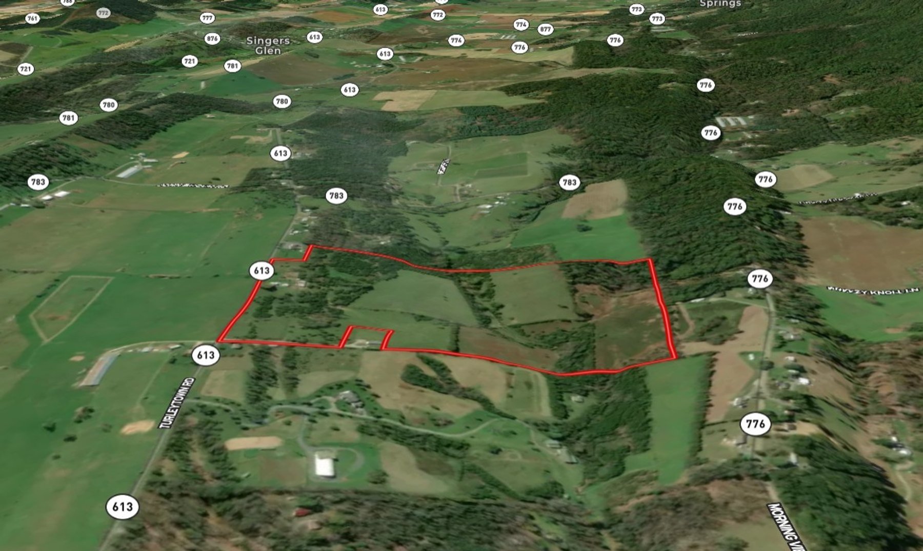 Image for 70 +/- Acres With Farmhouse And Outbuildings Near Singers Glen VA