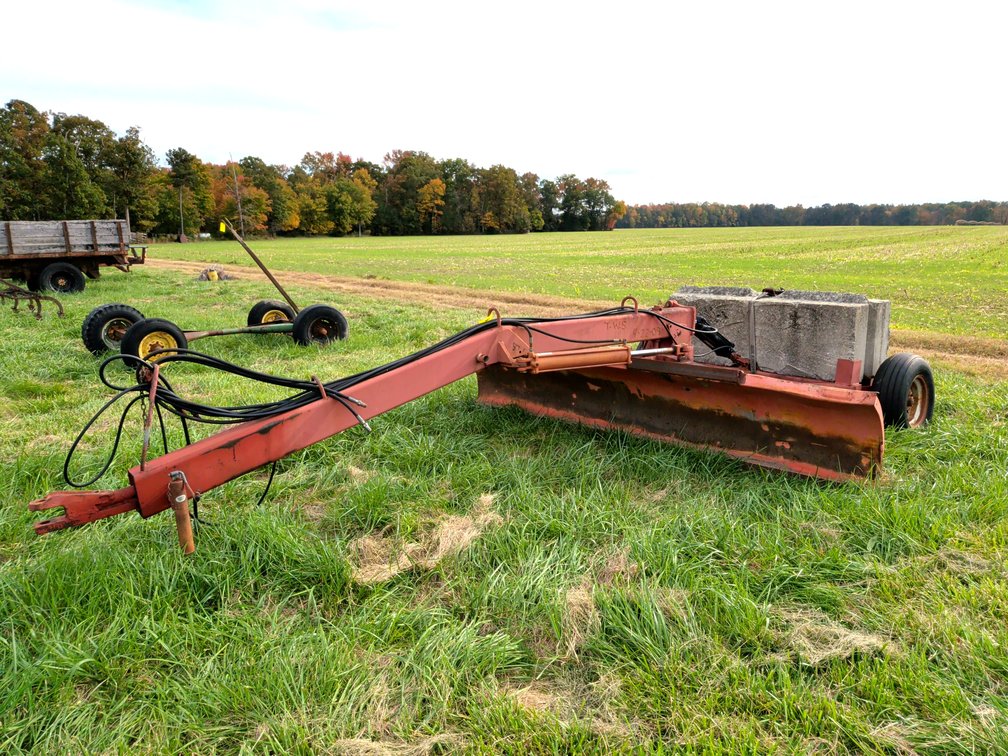 Pull-Type Hydraulic Grader Blade with Ballast