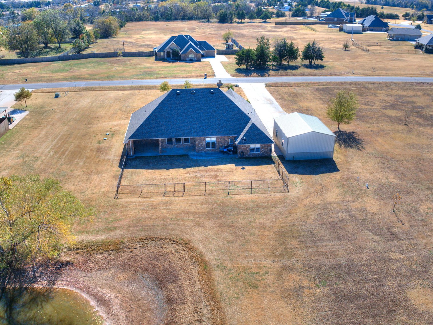 Image for 5861 Whispering Lakes Dr, Noble, OK - Beautiful Home, Shop, & Acreage